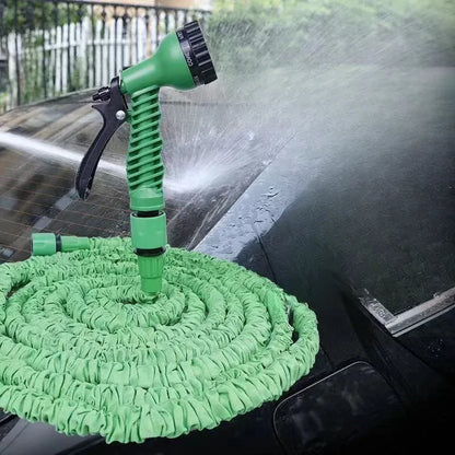 15m Telescopic Water Hose with High-Pressure Spray Gun by HitMyNeed