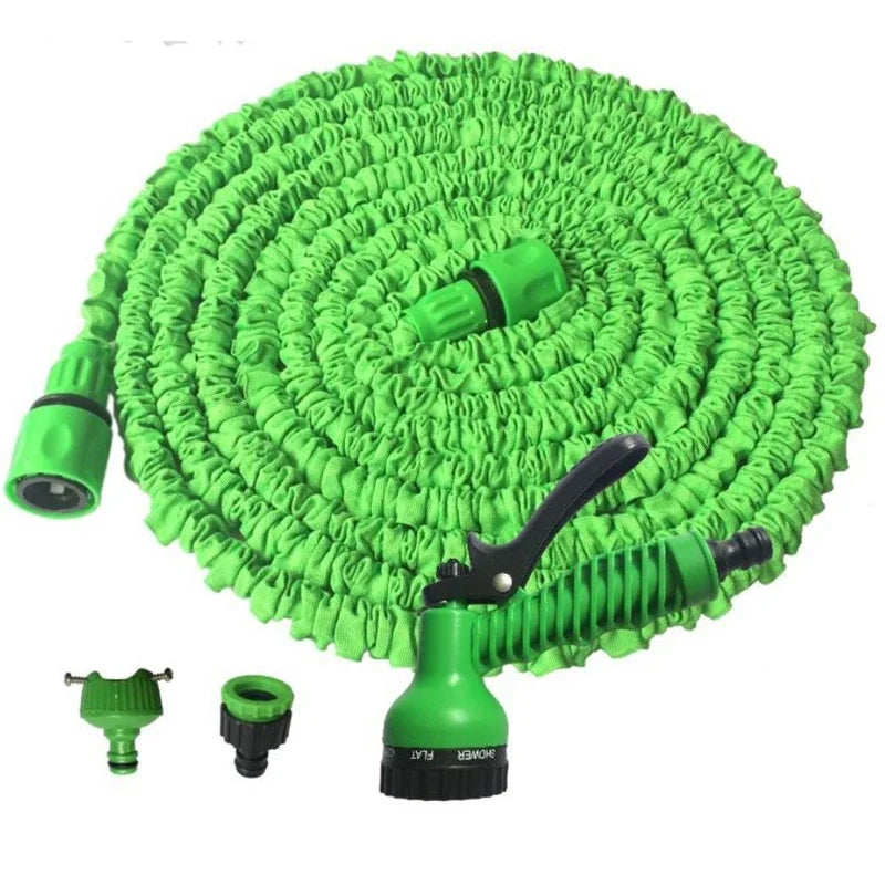 15m Telescopic Water Hose with High-Pressure Spray Gun by HitMyNeed