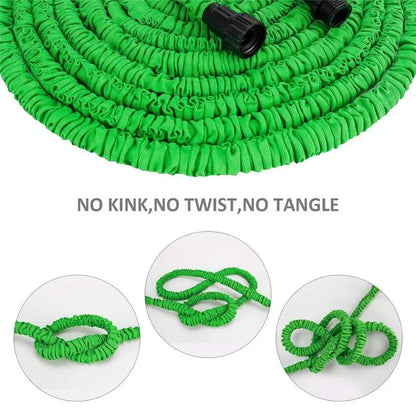 15m Telescopic Water Hose with High-Pressure Spray Gun by HitMyNeed