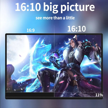 16" 2.5K 144Hz Portable Monitor for Laptop & Console by HitMyNeed