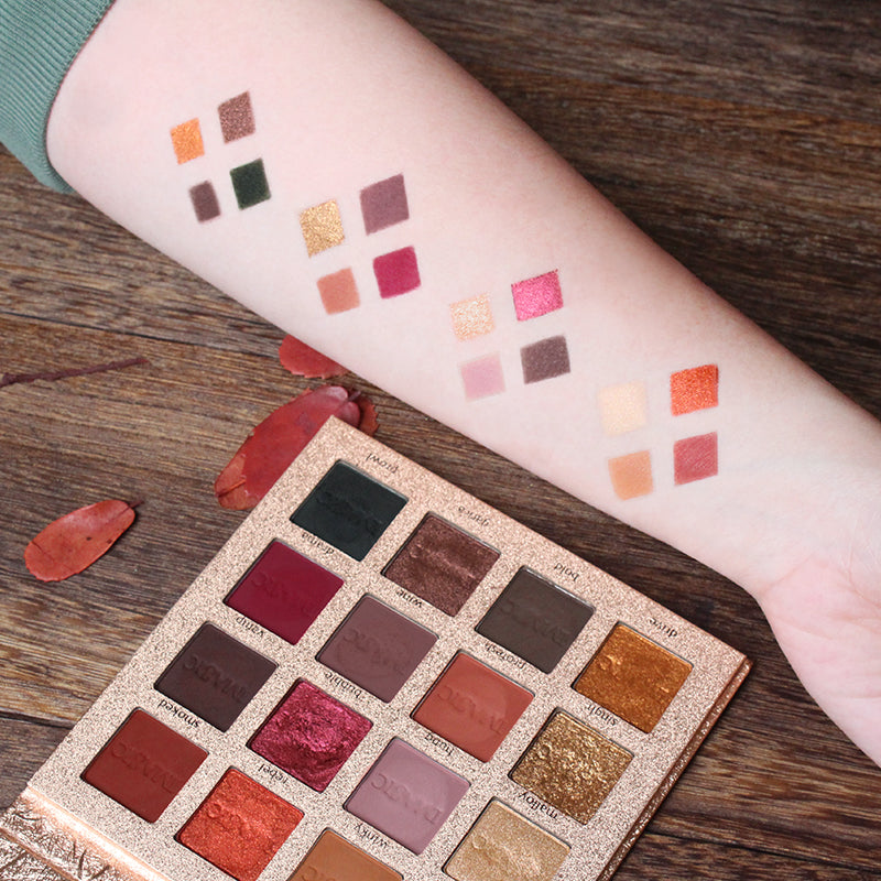 16-Color Matte & Shimmer Eyeshadow Palette by HitMyNeed