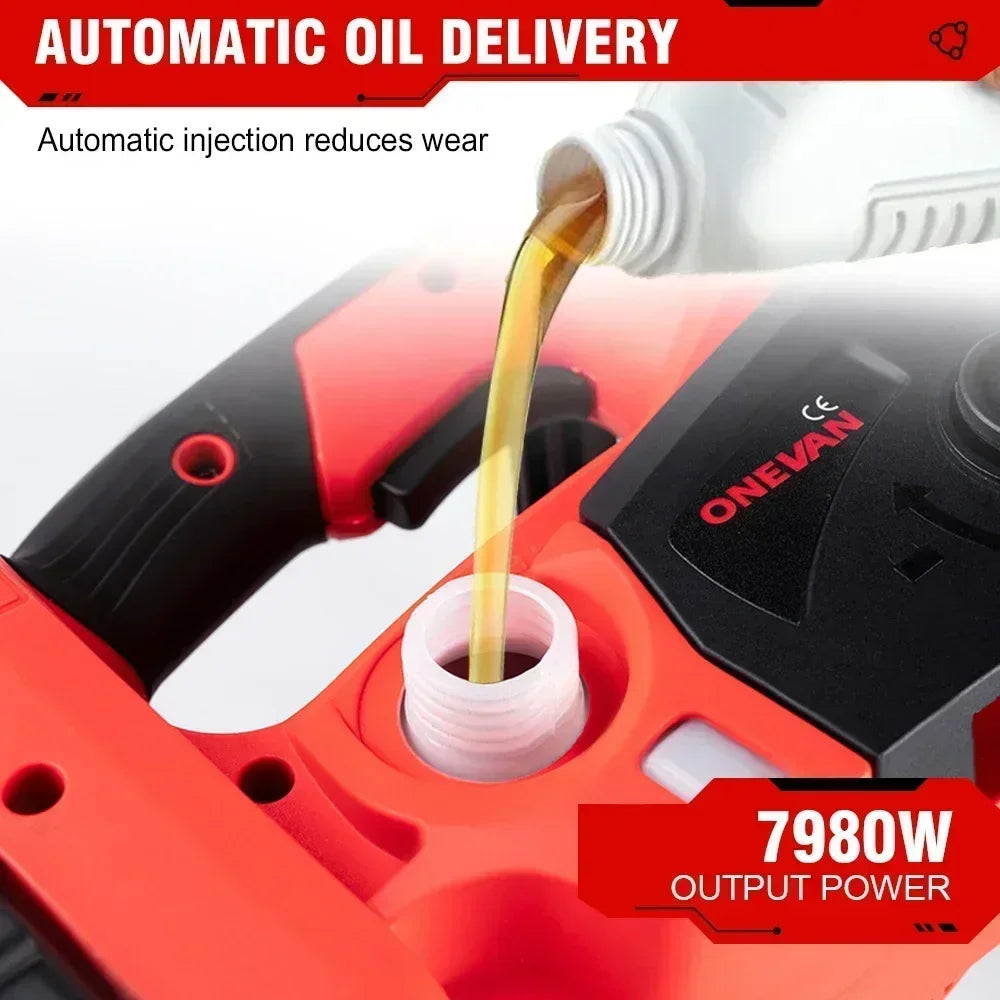 16" Cordless Brushless Chainsaw with 2 Batteries by HitMyNeed