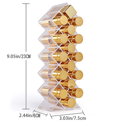 16 Grid Acrylic Lipstick Holder Stand Organizer by HitMyNeed