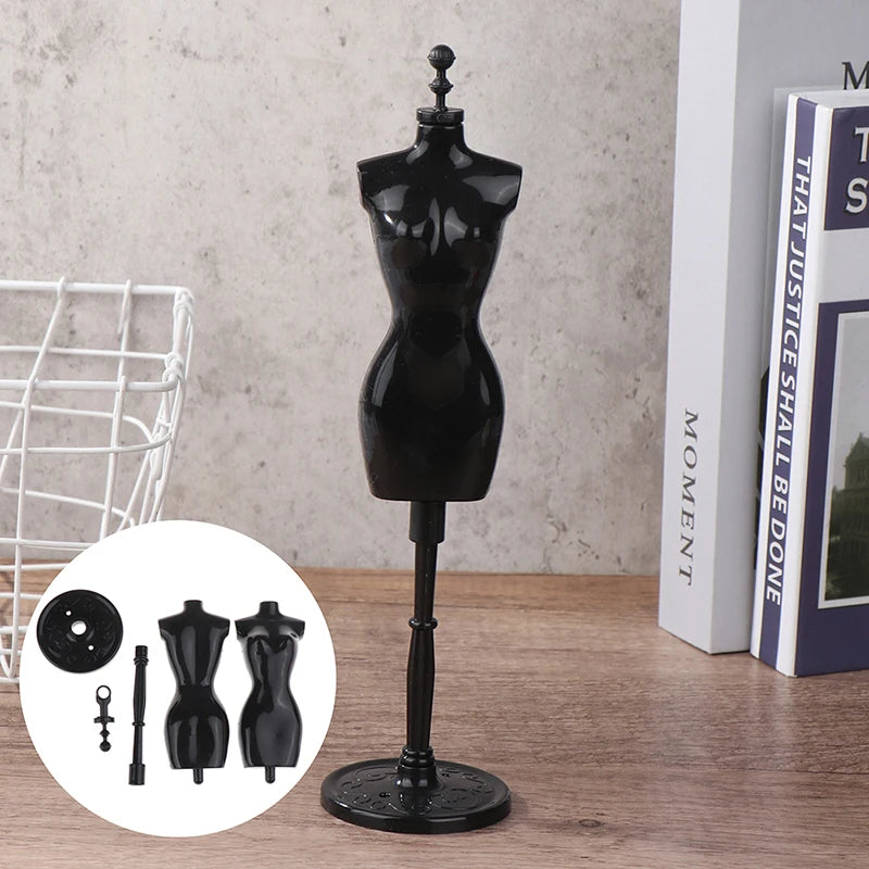 1:6 Miniature Dress Form Mannequin for Doll Clothes bk by HitMyNeed
