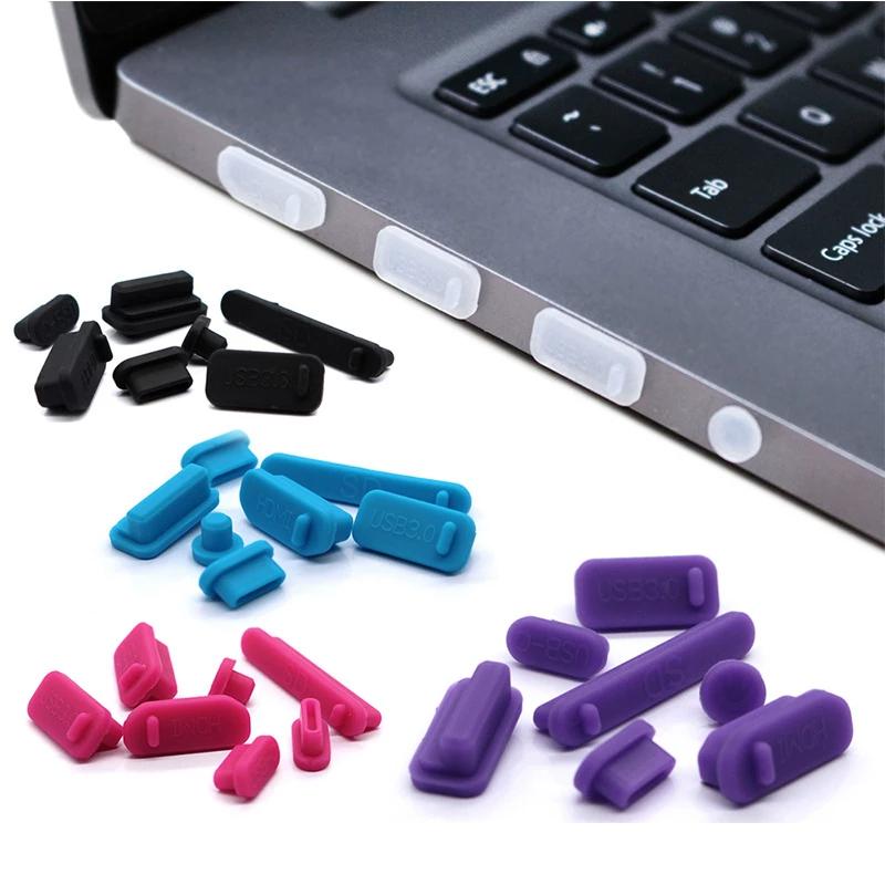 16‑Piece Laptop Port Dust Plugs & Waterproof Covers 16pcs-pink by HitMyNeed