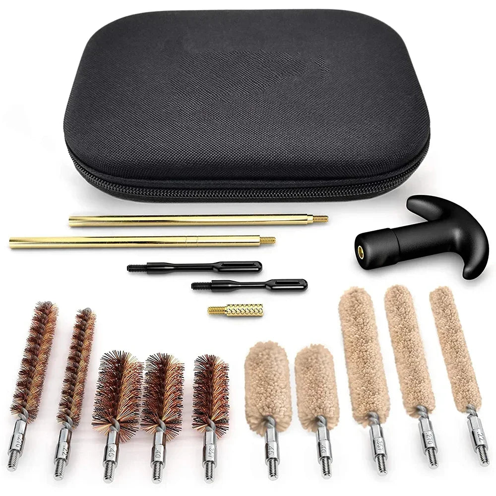 16-Piece Universal Tactical Pistol & Handgun Cleaning Kit by HitMyNeed