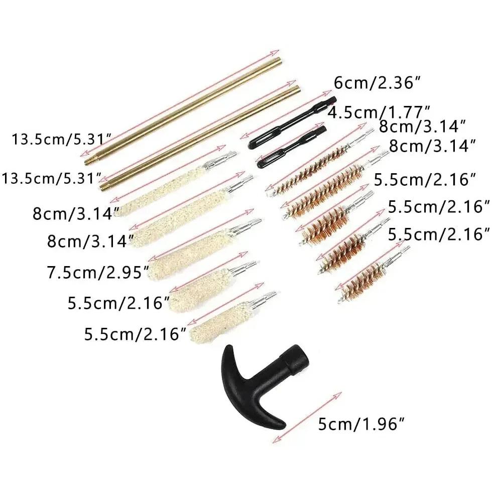 16-Piece Universal Tactical Pistol & Handgun Cleaning Kit by HitMyNeed