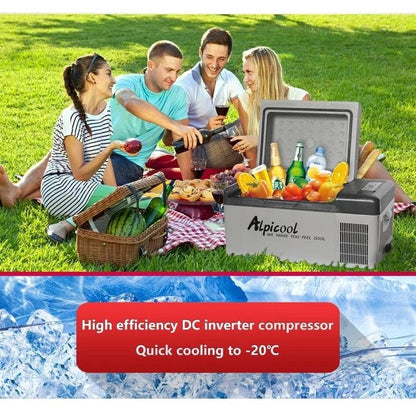 16 Qt Car Freezer Fridge Cooler Box, -4°F Portable by HitMyNeed