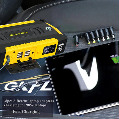 16000mAh 12V Car Jump Starter & Power Bank by HitMyNeed