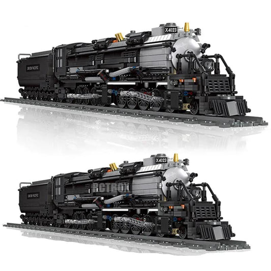 1608pcs Classic Steam Train Building Block Set by HitMyNeed