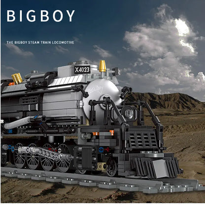 1608pcs Classic Steam Train Building Block Set by HitMyNeed