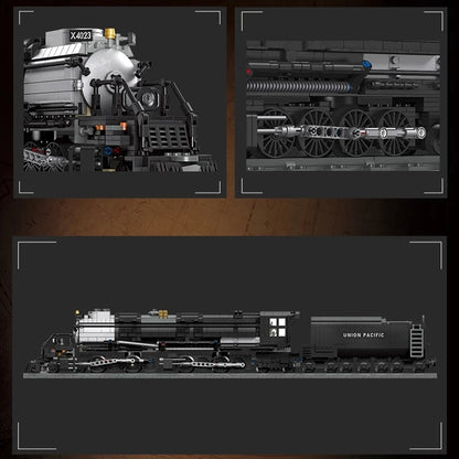 1608pcs Classic Steam Train Building Block Set by HitMyNeed