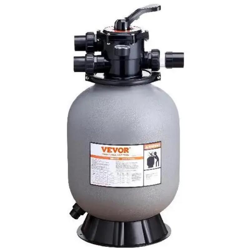 16/19/22 Inch Pool Sand Filter with 7-Way Valve 22-inch by HitMyNeed