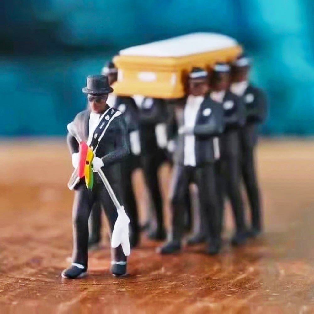 1:64 Ghana Coffin Dancing Pallbearer Team Model by HitMyNeed