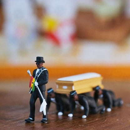 1:64 Ghana Coffin Dancing Pallbearer Team Model by HitMyNeed