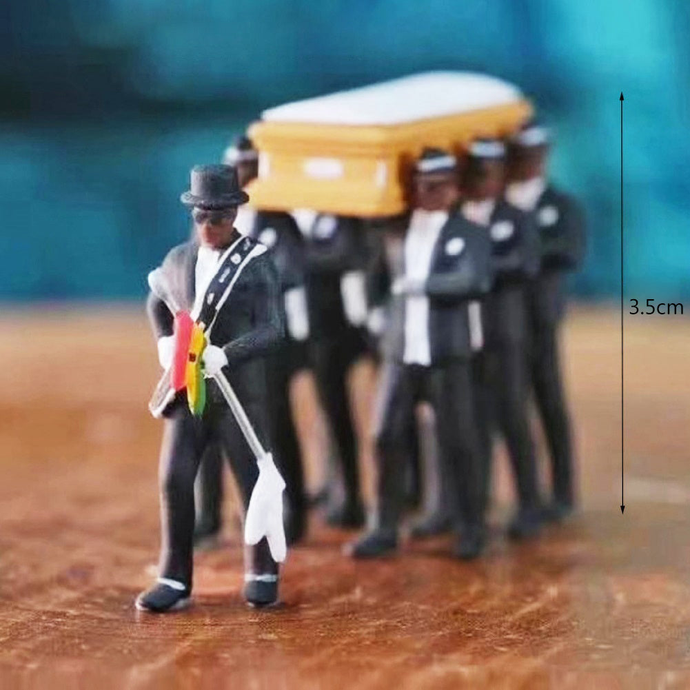 1:64 Ghana Coffin Dancing Pallbearer Team Model by HitMyNeed