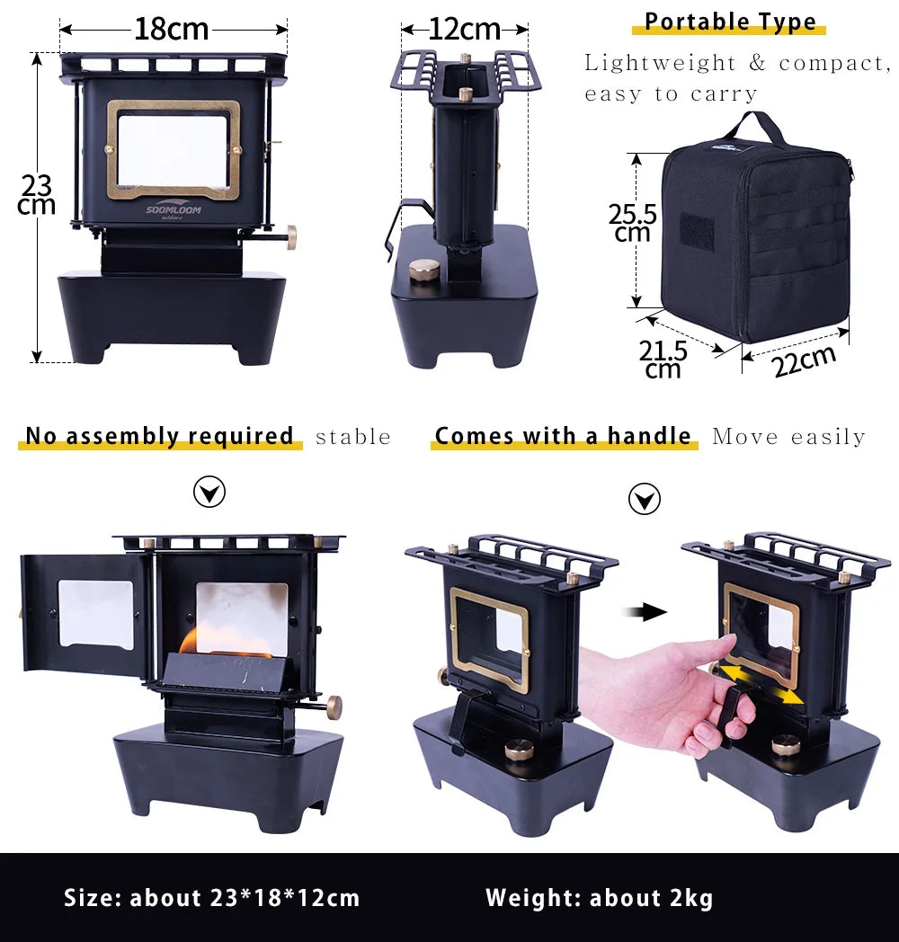 Multi‑Purpose Camping Kerosene Lamp Stove Lantern