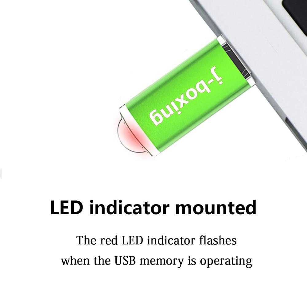 16GB USB Flash Drive with Metal Casing and LED Indicator by HitMyNeed