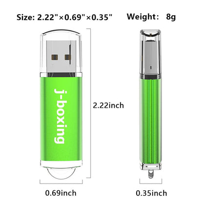 16GB USB Flash Drive with Metal Casing and LED Indicator by HitMyNeed