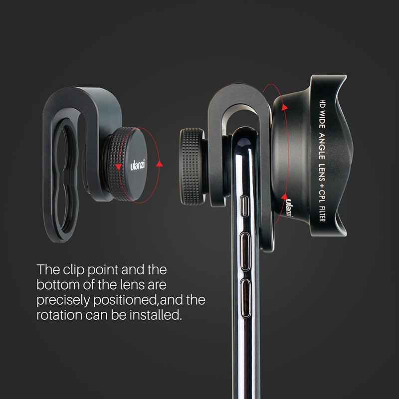 16mm Wide Angle Phone Lens with CPL Filter by HitMyNeed