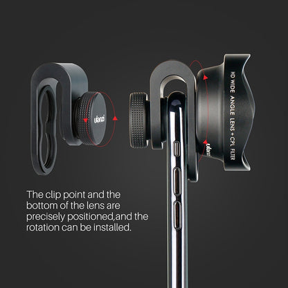 16mm Wide Angle Phone Lens with CPL Filter by HitMyNeed