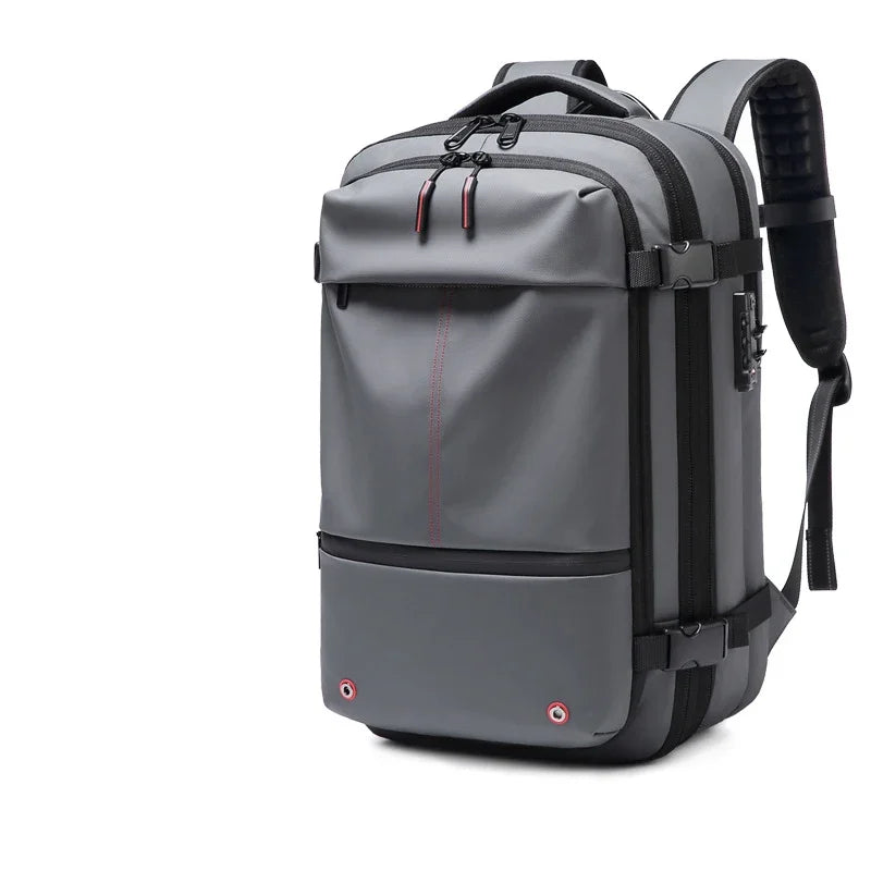 17" Laptop Vacuum Compression Business Travel Backpack by HitMyNeed