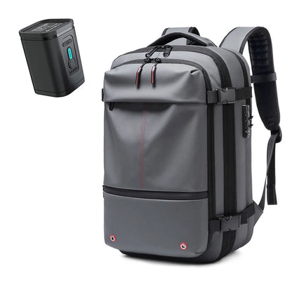 17" Laptop Vacuum Compression Business Travel Backpack pumps-200006153 by HitMyNeed