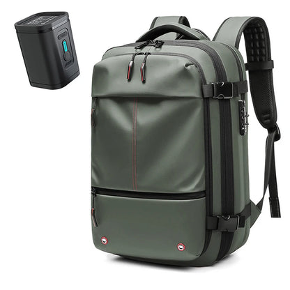 17" Laptop Vacuum Compression Business Travel Backpack pumps-200006156 by HitMyNeed