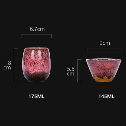 175ml Porcelain Espresso & Coffee Mug Set of 4 by HitMyNeed