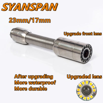 17mm & 23mm Camera Head for Pipe Inspection Endoscope by HitMyNeed