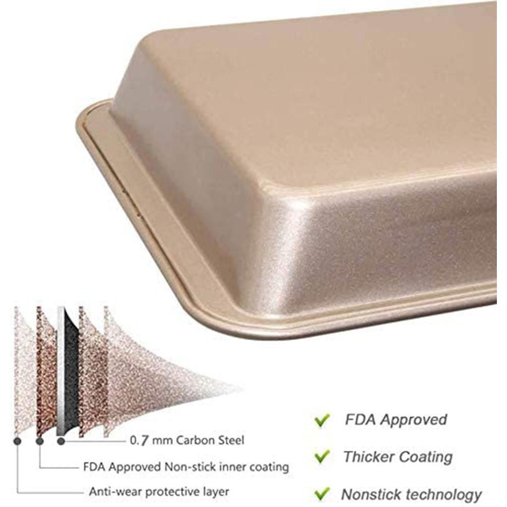 18 Grid All Edge Non-Stick Brownie Pan by HitMyNeed