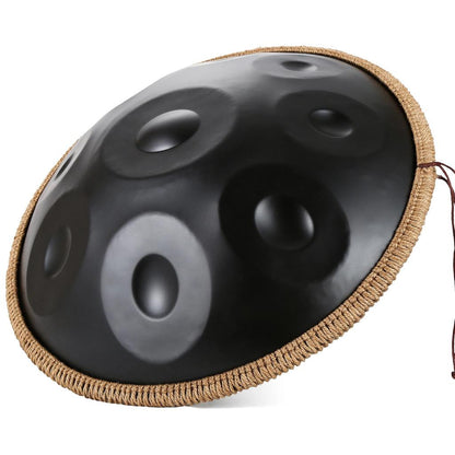 18" Handpan Steel Tongue Drum, 9 Notes G Minor 440Hz by HitMyNeed