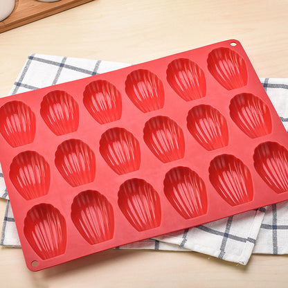 18 Slot Food Grade Silicone Madeleine Mold Tray by HitMyNeed