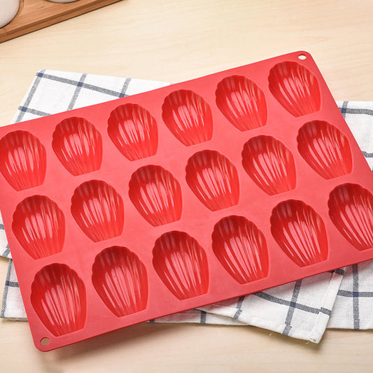 18 Slot Food Grade Silicone Madeleine Mold Tray by HitMyNeed