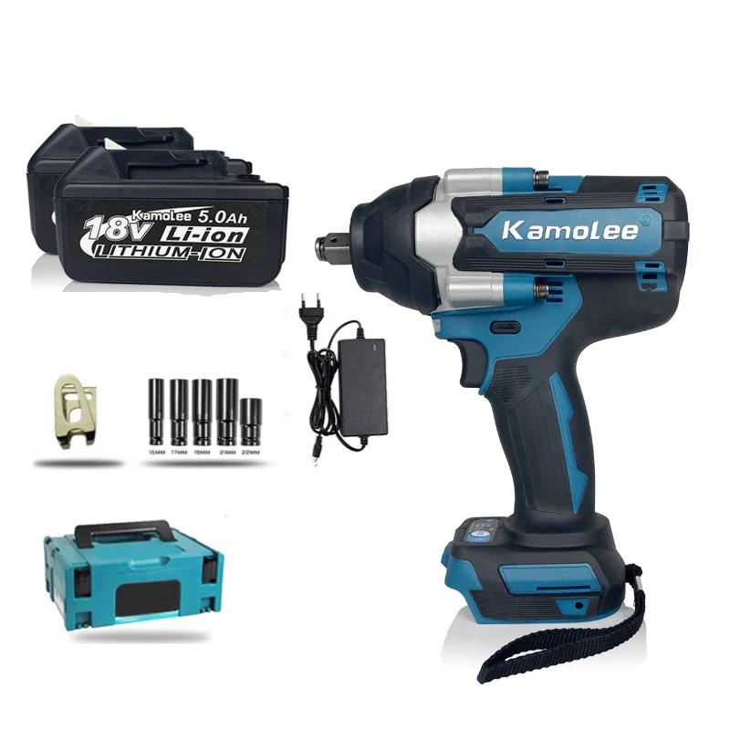 1800Nm Brushless Cordless Impact Wrench 18V by HitMyNeed