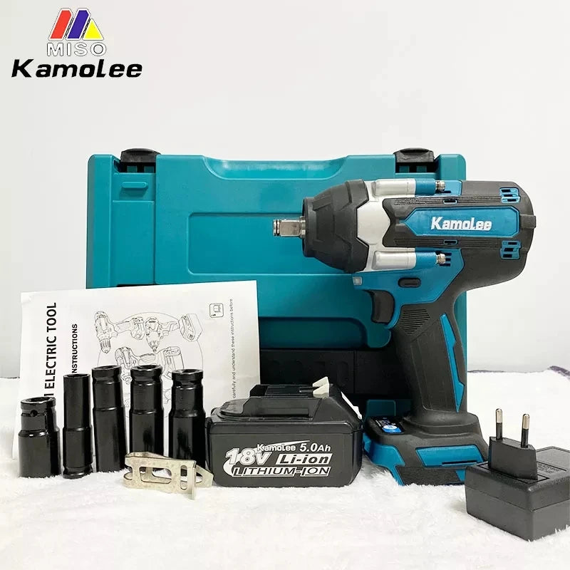 1800Nm Brushless Cordless Impact Wrench 18V by HitMyNeed