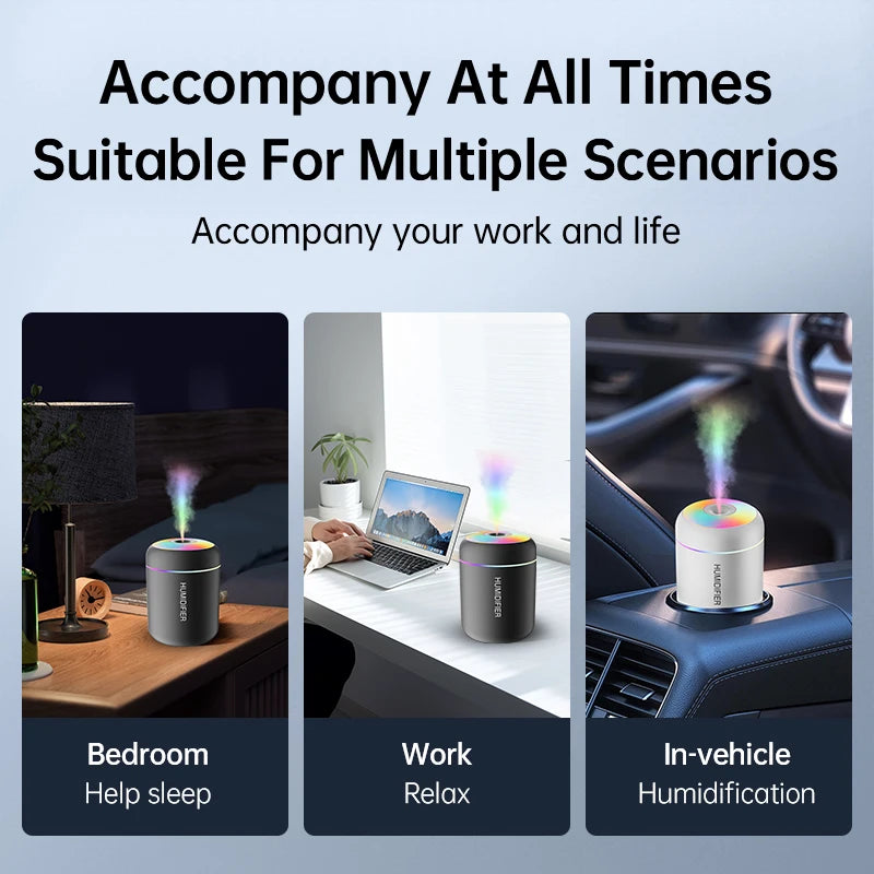 180ml USB Mini Air Humidifier & Aroma Diffuser by HitMyNeed