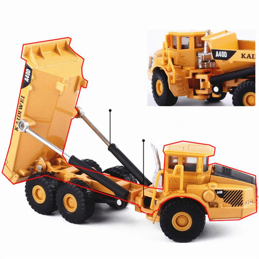 1:87 Scale Die-Cast Dump Truck Toy Model by HitMyNeed