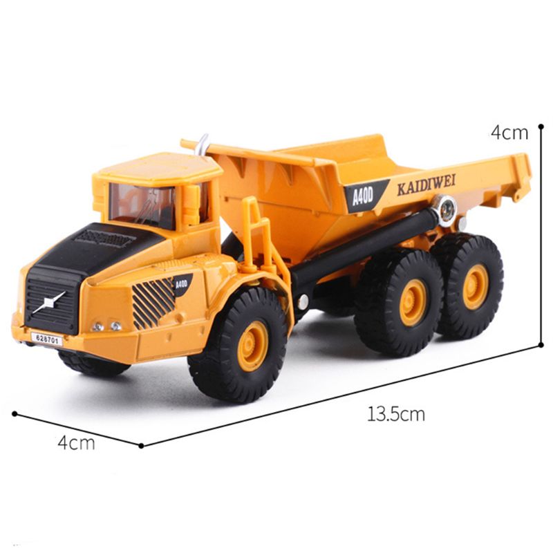 1:87 Scale Die-Cast Dump Truck Toy Model by HitMyNeed