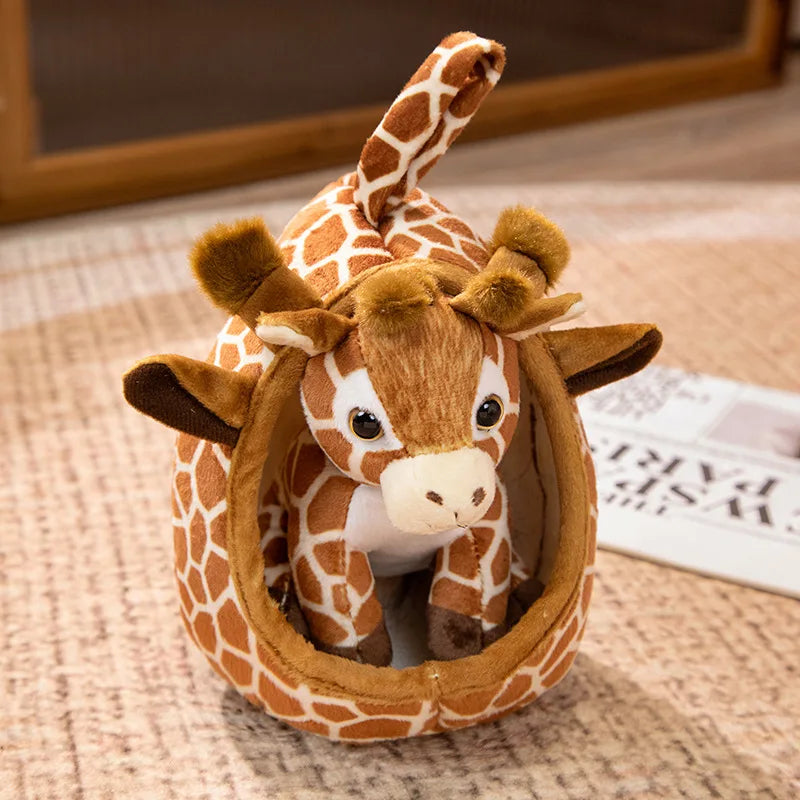 18cm Safari Animal Plush Toy Pillow for Kids giraffe-yxj by HitMyNeed