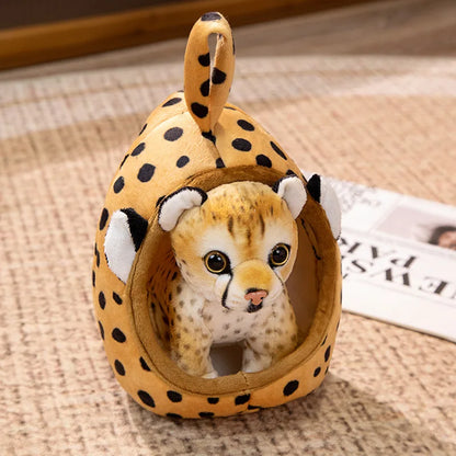 18cm Safari Animal Plush Toy Pillow for Kids leopard-yxj by HitMyNeed