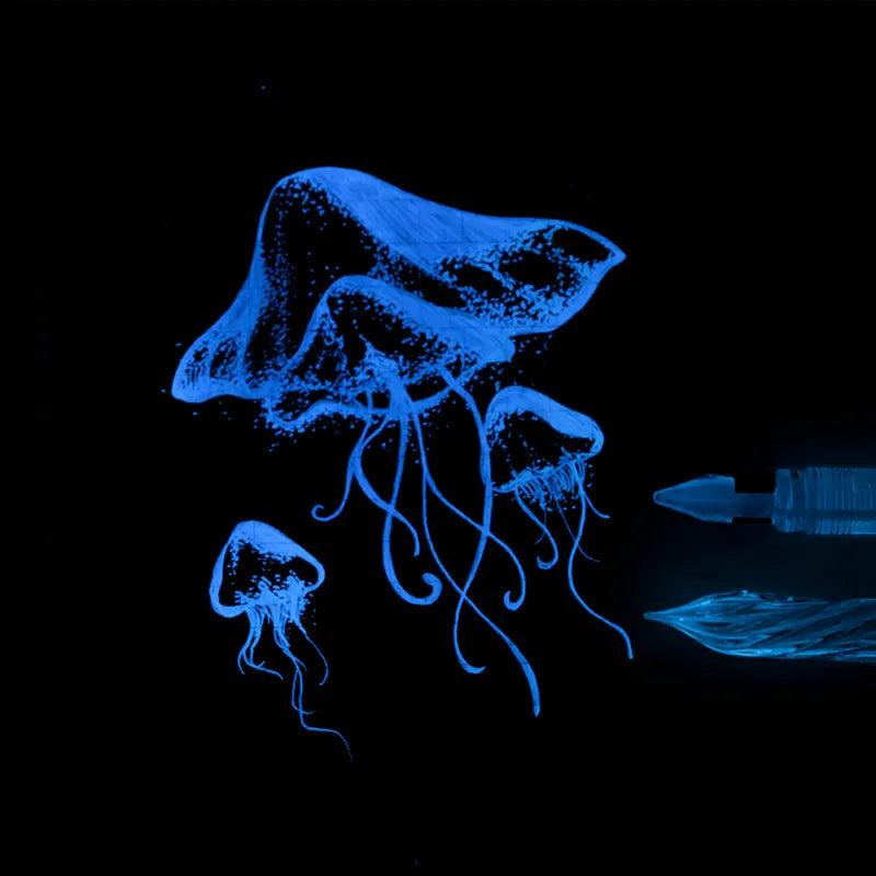 18ml Invisible UV Fluorescent Ink for Dip & Glass Pens by HitMyNeed