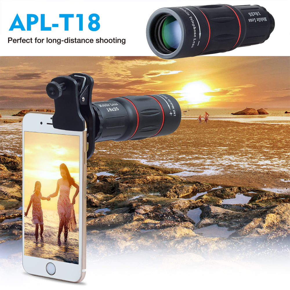 18X Mobile Telephoto Camera Phone Zoom Lens Kit by HitMyNeed