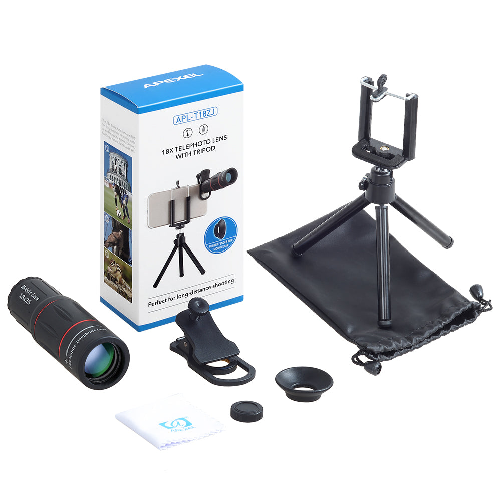 18X Mobile Telephoto Camera Phone Zoom Lens Kit by HitMyNeed