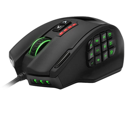 19-Button USB Gaming Mouse with Programmable Controls by HitMyNeed