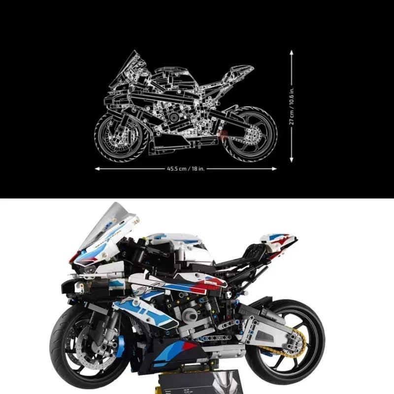 1920pcs Motorcycle Building Blocks Model Kit by HitMyNeed