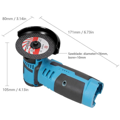 19500RPM Cordless Brushless Angle Grinder 2 Batteries by HitMyNeed