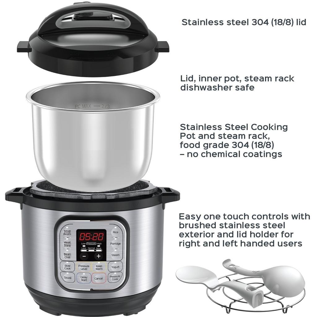 1.2L Multi Functional Rice Cooker with LED Display by HitMyNeed