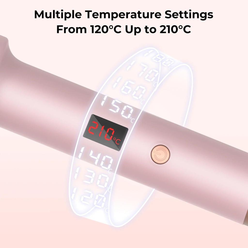 1.5 Inch Ceramic Heated Round Brush Hair Curler Comb by HitMyNeed