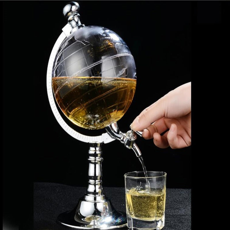 1.5L Globe Drink Decanter with Tap and Stopper by HitMyNeed